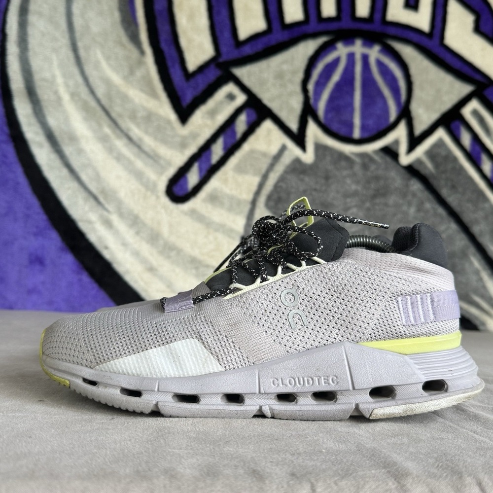 Size‎ 10 - On Cloudnova Lavender Lime Green Shoes Sneakers 26.98313 Womens